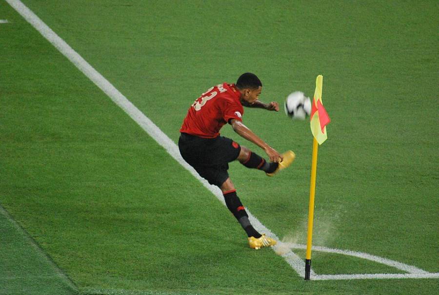 football corner kick